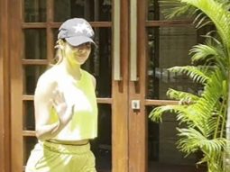 Malaika Arora waves at paps as she gets clicked for her workout session