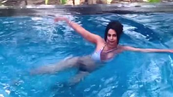 Mallika Sherawat radiates mermaid vibes as she enjoys her weekend by the pool