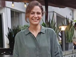 Mona Singh strikes a pose for paps as she steps out