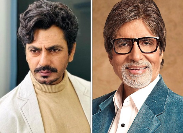 Nawazuddin Siddiqui shares a goofy picture with Amitabh Bachchan; see pic