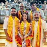 Nushrratt Bharuccha along with team Akelli seek blessings at Siddhivinayak temple; see pictures