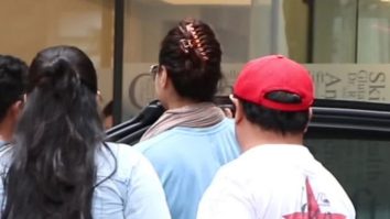 Paps capture a glimpse of Kajol at a clinic in the city