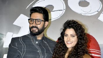 Photos: Abhishek Bachchan, Saiyami Kher, Angad Bedi and R. Balki snapped at Ghoomer trailer launch