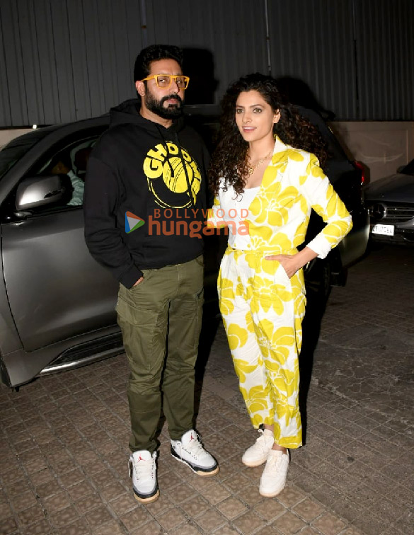 photos abhishek bachchan and saiyami kher snapped promoting ghoomer at pvr juhu 3