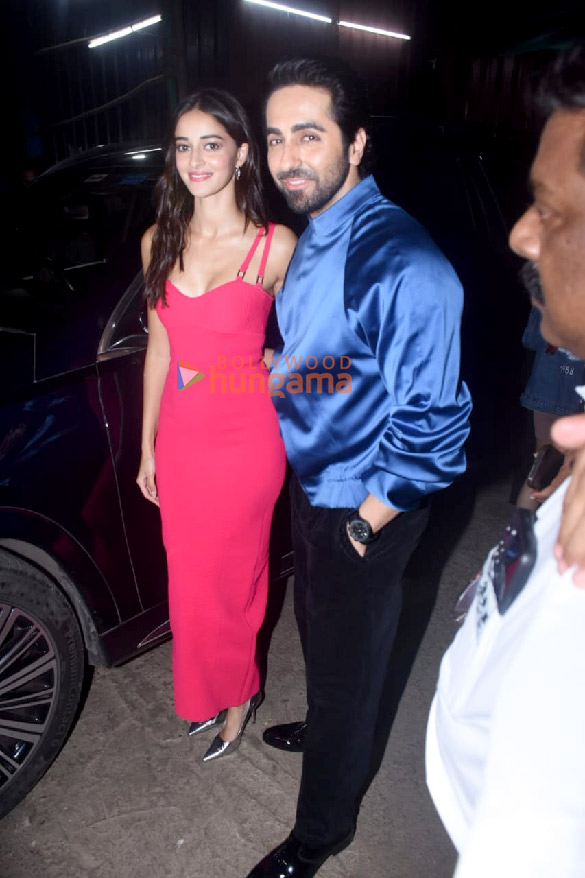 photos ananya panday and ayushmann khurrana snapped promoting dream girl 2 on the sets of bigg boss 3