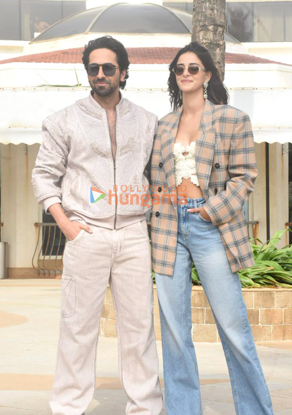 photos ayushmann khurrana ananya panday and manjot singh spotted during dream girl 2 promotions 1
