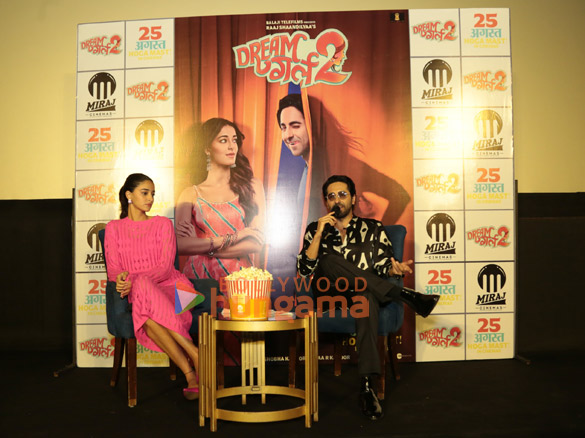 photos ayushmann khurrana and ananya panday promote dream girl 2 at miraj cinemas in indore 4
