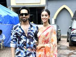 Photos: Ayushmann Khurrana and Ananya Panday promote their upcoming film Dream Girl 2 at SJ Studio