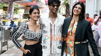 Photos: Babil Khan, Medha Rana and Aadhya Anand snapped promoting Friday Night Plan