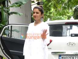 Photos: Bhagyashree snapped outside Maddock Films’ office