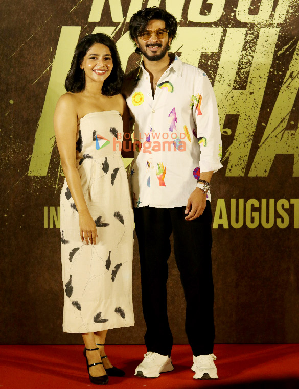 Photos Dulquer Salmaan and others attend the trailer and song launch of his film King Of Kotha (1)