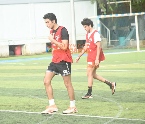 Photos: Ibrahim Ali Khan, Arhaan Khan, Ahan Shetty and others snapped during a football match