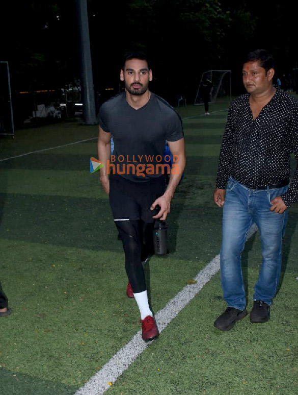 photos ibrahim ali khan arhaan khan ahan shetty and others snapped during a football match3 3