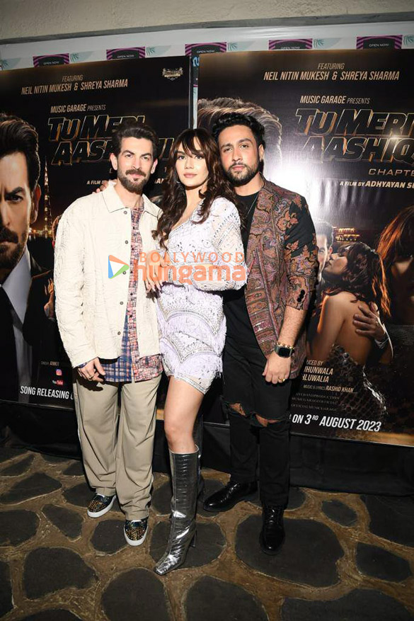 photos neil nitin mukesh shreya sharma adhyayan suman and others at the launch of their music video tu meri aashiqui chapter 1 1