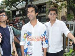 Photos: Rajkummar Rao promotes his web series Guns and Gulaabs at Mithibai College