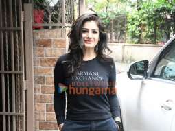 Photos: Raveena Tandon and Rasha Thadani snapped outside a dubbing studio in Bandra