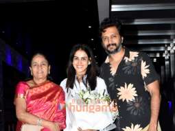 Photos: Riteish Deshmukh and family snapped at Hakkasan in Bandra for Genelia D’Souza’s birthday celebrations