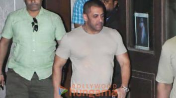 Photos: Salman Khan snapped at a dubbing studio in Bandra