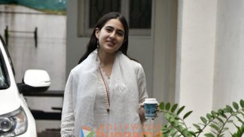 Photos: Sara Ali Khan spotted at a dubbing studio in Juhu