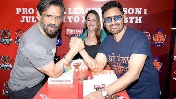 Photos: Suniel Shetty, Preeti Jhangiani and Parvin Dabas attend the Pro Panja League press meet and greet