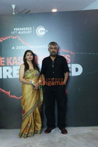 Photos: Vivek Agnihotri and Pallavi Joshi snapped at The Kashmir Files Unreported screening in Delhi