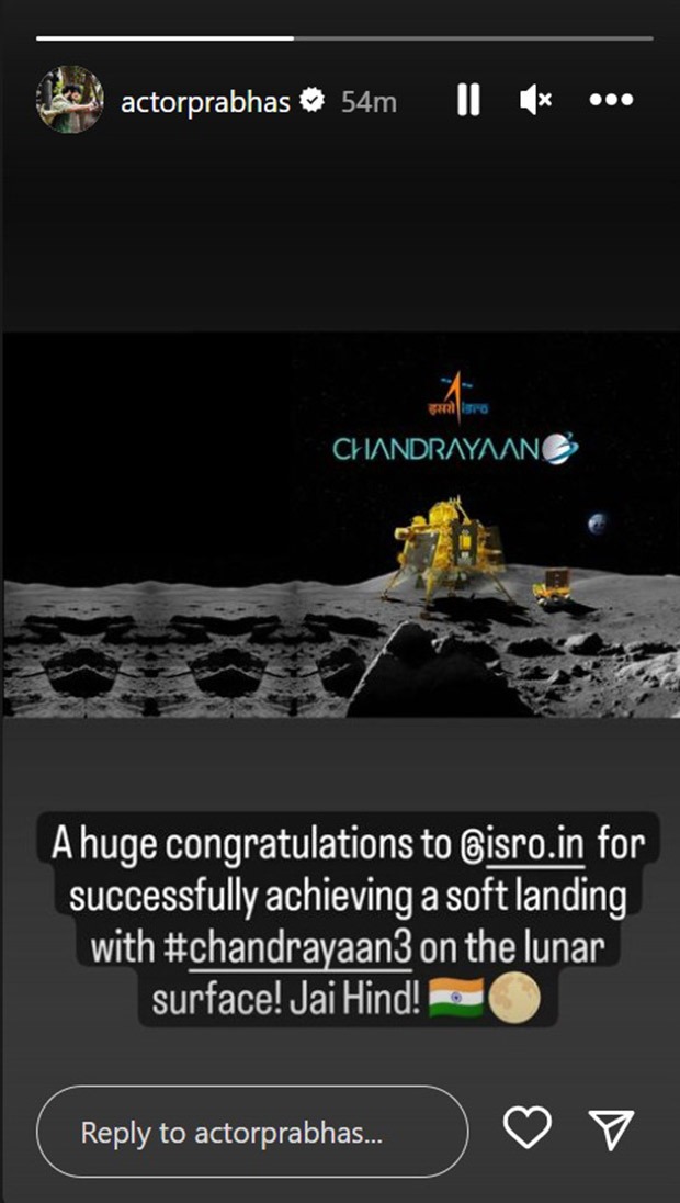 ISRO's Chandrayaan-3 mission appreciated by film celebs: From Shah Rukh Khan, Karan Johar to Prabhas, Samantha Ruth Prabhu and more