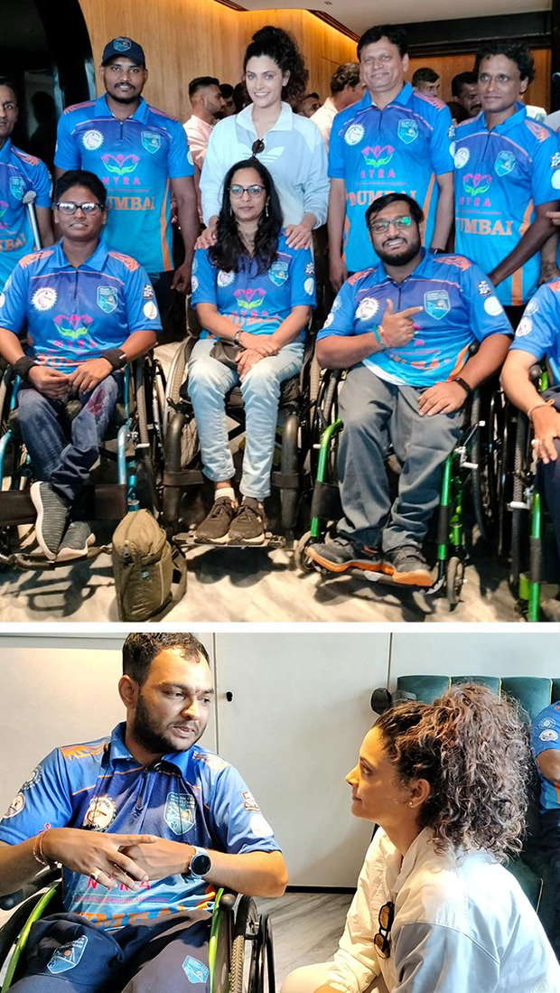 Saiyami Kher and BCCI host a special screening of Ghoomer for the disabled paraplegic cricketers of the DCCI - An arm of BCCI