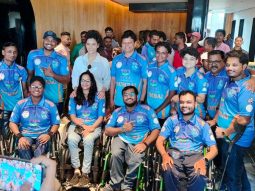 Saiyami Kher and BCCI host a special screening of Ghoomer for the disabled paraplegic cricketers of the DCCI – An arm of BCCI