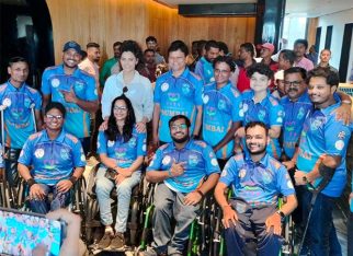 Saiyami Kher and BCCI host a special screening of Ghoomer for the disabled paraplegic cricketers of the DCCI – An arm of BCCI