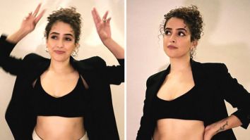 Sanya Malhotra is turning heads and how in black blazer and skirt