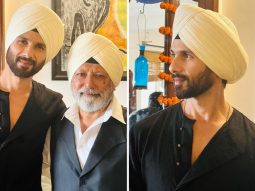 Shahid Kapoor dons a turban in new pictures with father Pankaj Kapur: “Dad always says ghar pe Shaadi hogi to pag paega na”