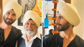 Shahid Kapoor dons a turban in new pictures with father Pankaj Kapur: “Dad always says ghar pe Shaadi hogi to pag paega na”