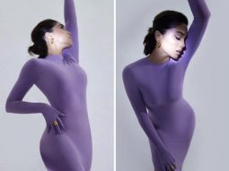 Sharvari takes the fashion bar a notch higher in a body-hugging lavender gown