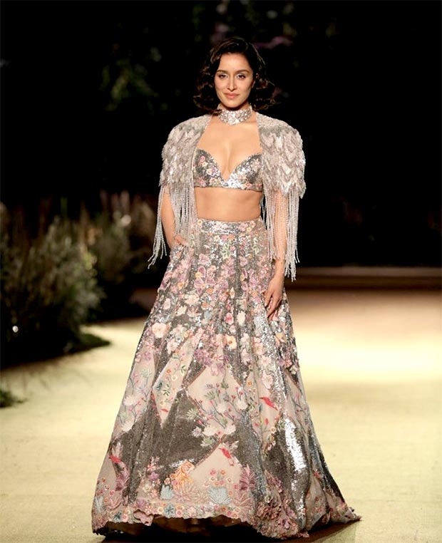 Shraddha Kapoor looks like a shimmering star in silver lehenga, setting the ramp ablaze for Rahul Mishra at FDCI ICW 2023