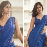 Suhana Khan channels her inner Deepika Padukone from YJHD in an electric blue  saree