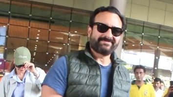 The Khans! Saif Ali Khan with Kareena Kapoor & kids at the airport