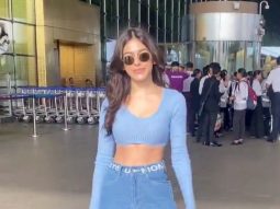 The prettiest! Alaya F poses for paps at the airport