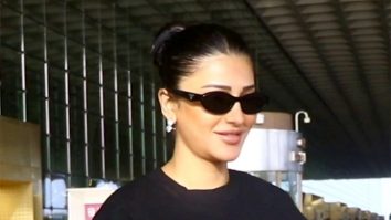 Walk like a Boss lady! Shruti Haasan at the airport