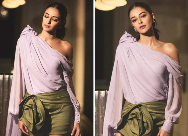 Ananya Panday is a total diva in lavender off shoulder top and olive