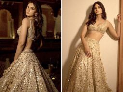 Diana Penty is shimmering like a star in Gopi Vaid’s mirror work lehenga