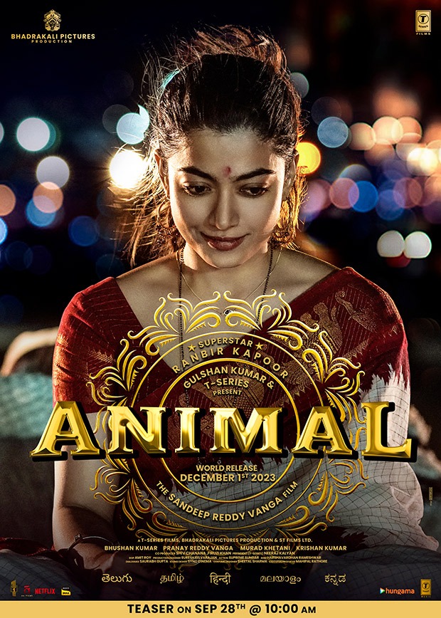 FIRST LOOK: Rashmika Mandanna introduces herself as Geetanjali in Animal, see poster