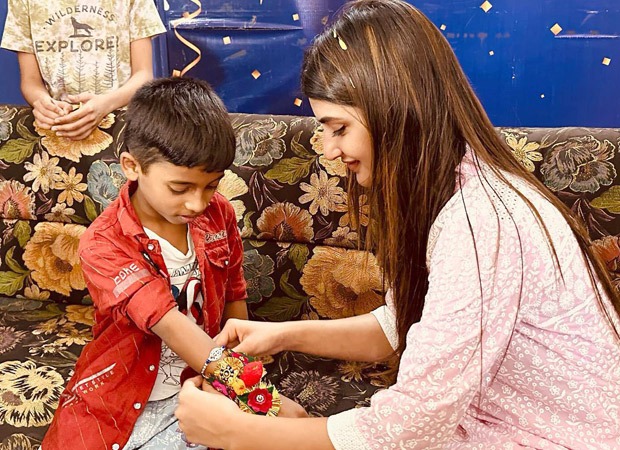 Guntur Kaaram actress Sreeleela celebrates Raksha Bandhan with NGO kids