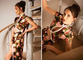 Isabelle Kaif takes floral fashion to the maximum elegance in a floral maxi dress worth Rs.44,300