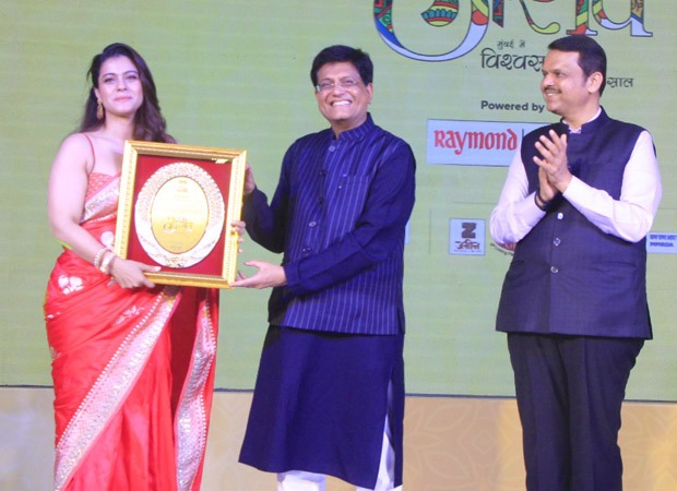 Kajol receives an award for her performance in the web series The Trial: Pyaar, Kaanoon, Dhokha