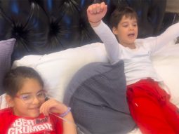 Karan Johar’s kids Roohi and Yash excitedly watch their dad’s new movie Rocky Aur Rani Kii Prem Kahaani, see video