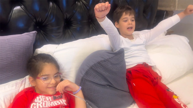 Karan Johar’s kids Roohi and Yash excitedly watch their dad’s new movie Rocky Aur Rani Kii Prem Kahaani, see video 