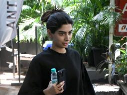 Khushi Kapoor gets clicked by paps post workout session