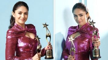 Mrunal Thakur makes a sparkly splash at SIIMA awards in magenta sequin gown worth Rs.5 Lakh