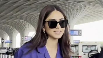 Mrunal Thakur opts for a comfy casual look at the airport as she gets clicked