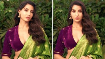 Nora Fatehi’s ethnic charm in geen and purple saree leaves us spellbound Nora Fatehi’s ethnic charm in geen and purple saree leaves us spellbound